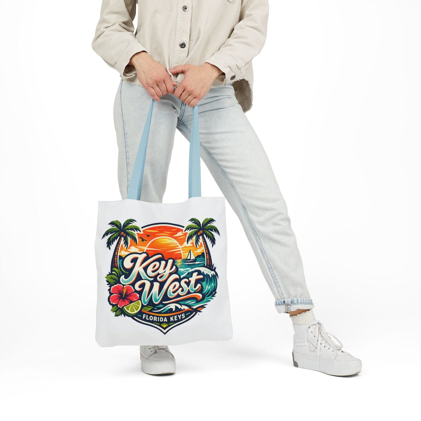 Key West Sunset Canvas Tote