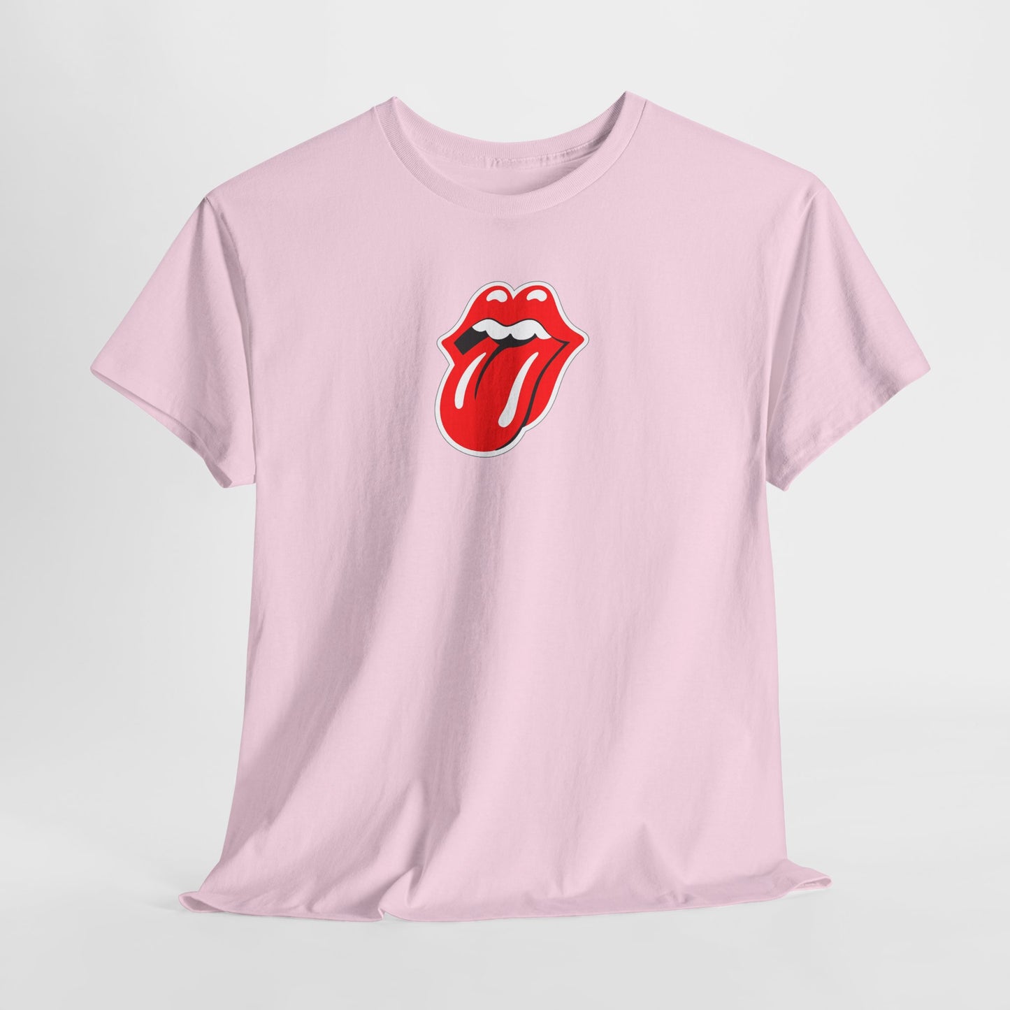 Rock Retro Red Tongue and Lips Graphic Tee