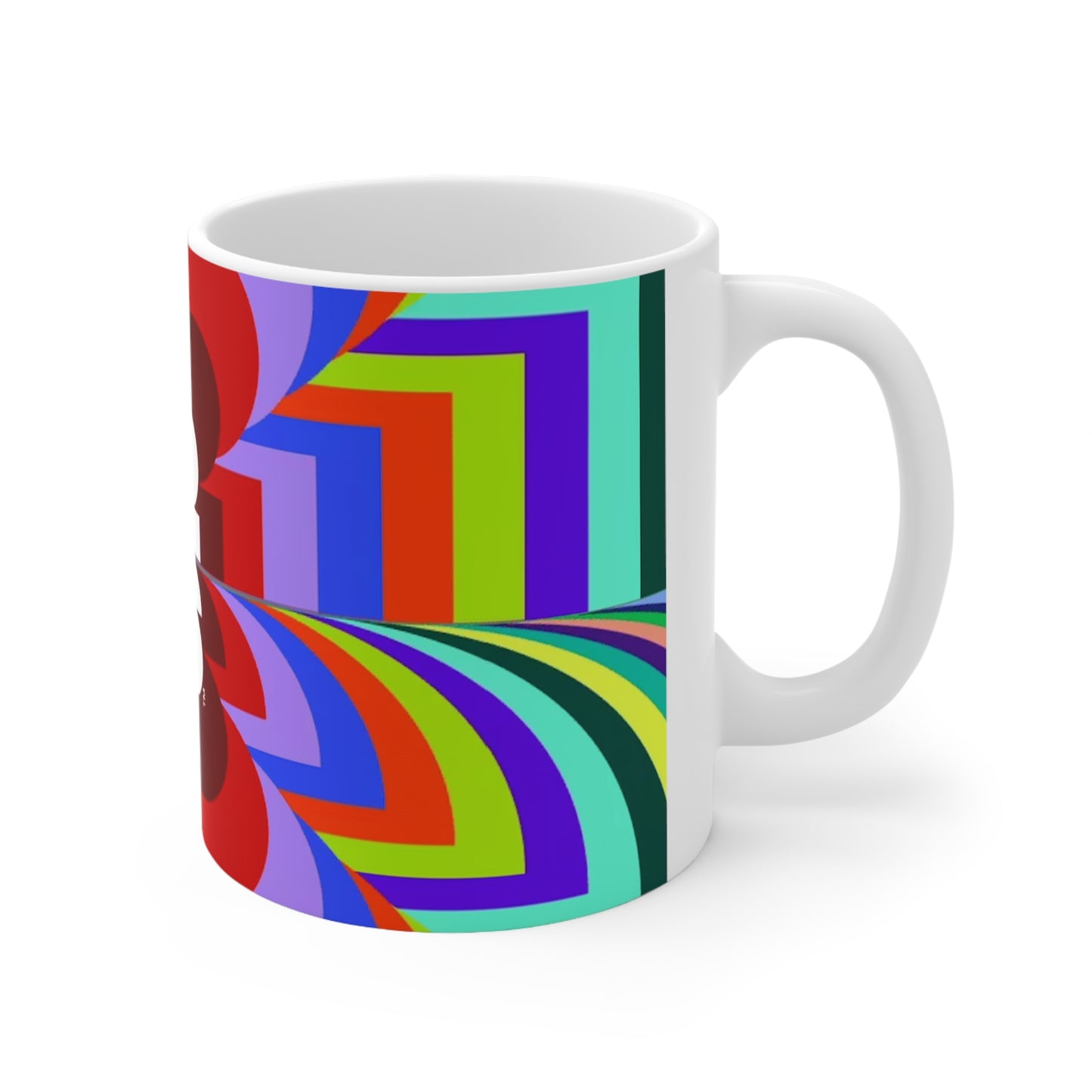 FIFA World Cup 2026 Trophy / Colorful Retro Logo Ceramic Mug — (11oz, 15oz)