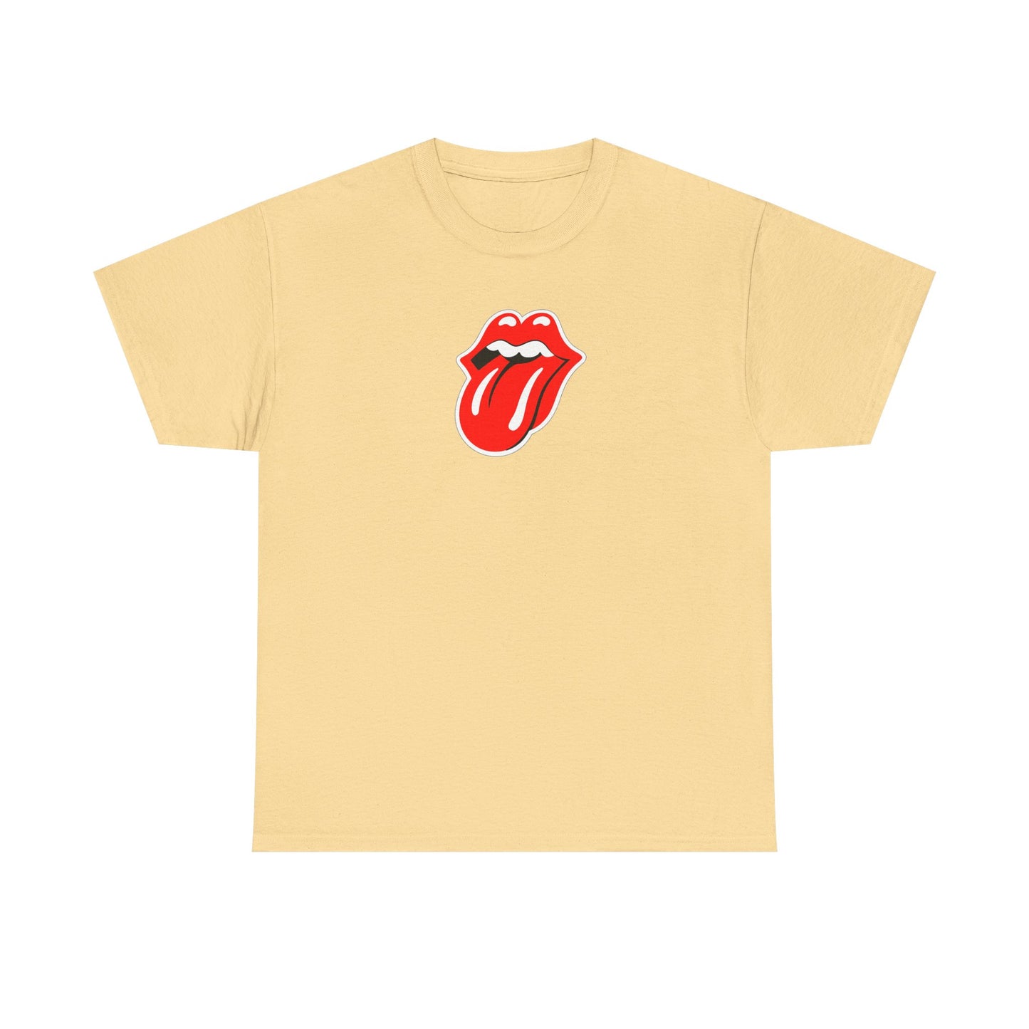 Rock Retro Red Tongue and Lips Graphic Tee