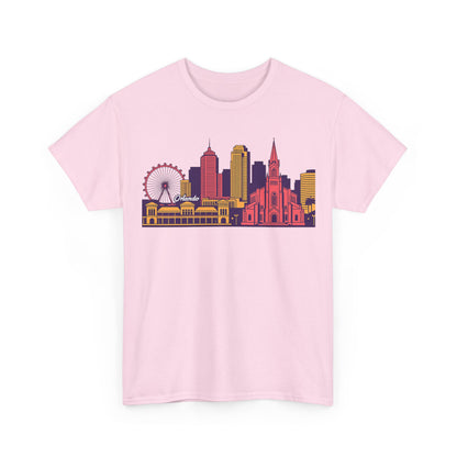 Orlando City Skyline T-Shirt — Colorful Urban Landmark Graphic Tee