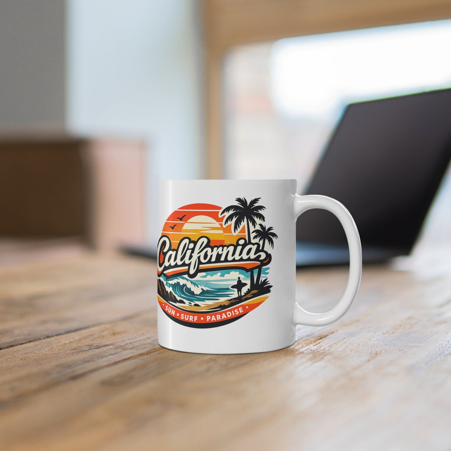 California Sun & Surf Ceramic Coffee Mug — 11oz/15oz