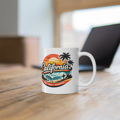 California Sun & Surf Ceramic Coffee Mug — 11oz/15oz
