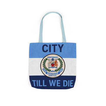 City Till We Die Canvas Tote Bag — Football Fan Flag Tote