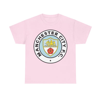 Manchester City F.C. Retro Crest T-Shirt – Retro Football Fan Tee