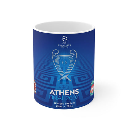 2007 Champions League Final Programme Cover Inspired Ceramic Coffee Mug 11oz/15oz