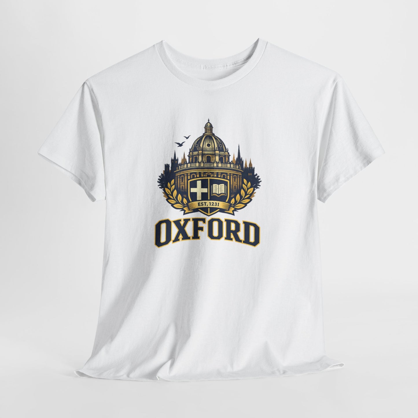 Oxford Crest T-Shirt — Vintage University Graphic Tee