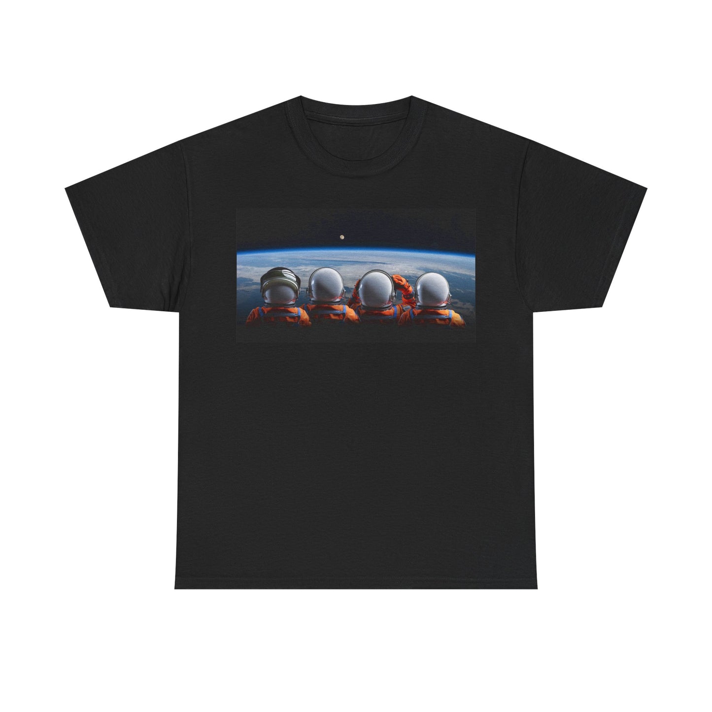 Artemis 2 Astronaut Crew Tee — Retro Spacewalk Graphic T-Shirt