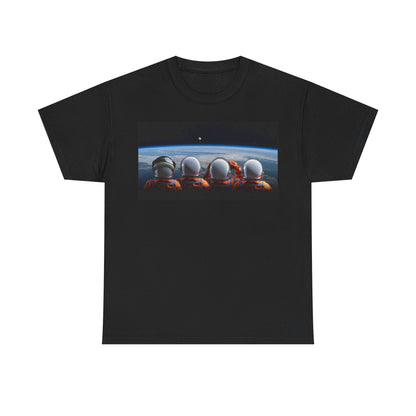 Artemis 2 Astronaut Crew Tee — Retro Spacewalk Graphic T-Shirt