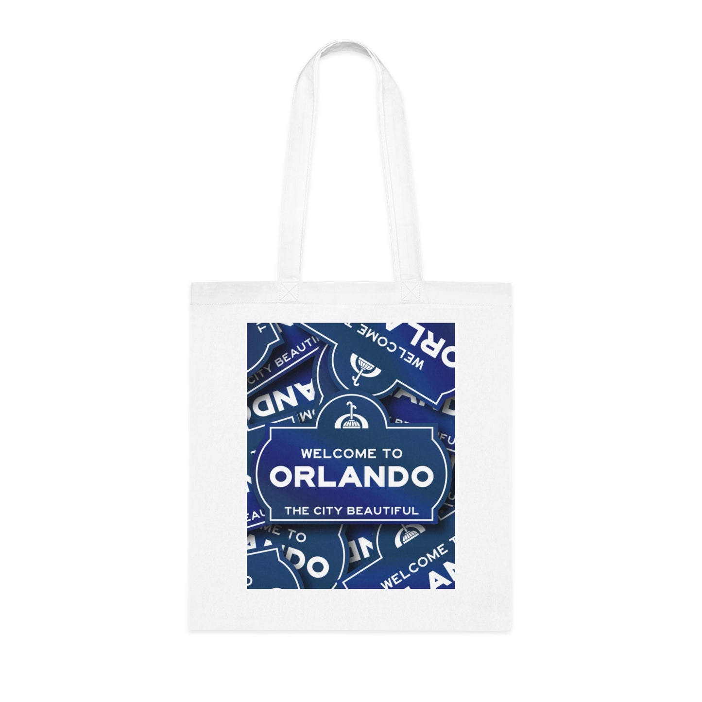 Orlando Souvenir Tote Bag – "Welcome to Orlando" City Beautiful Cotton Shopper