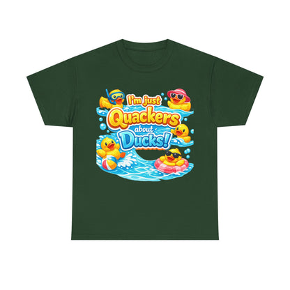 I'm Just Quackers About Ducks! Cute Rubber Duck Pool Tee