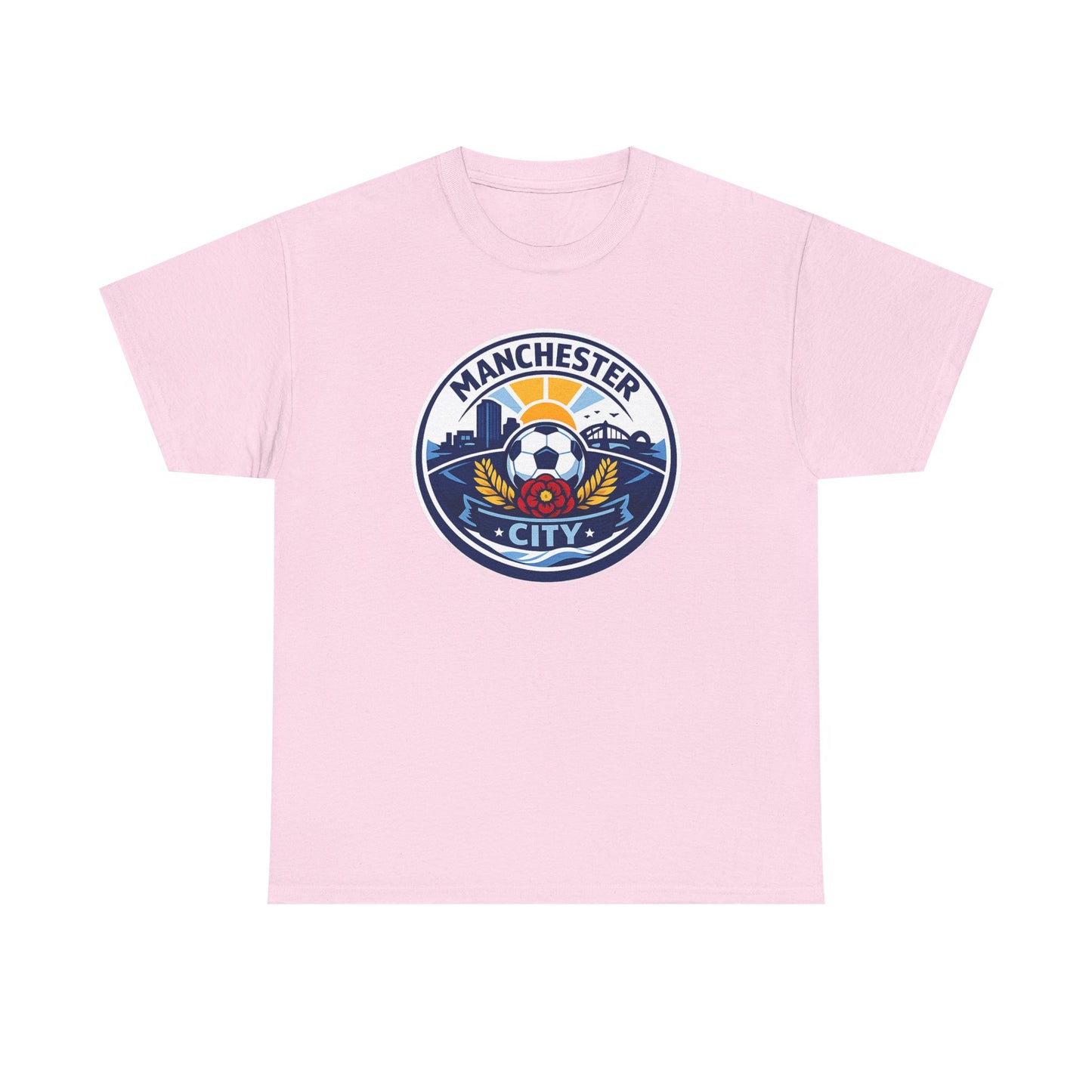 Manchester City Unofficial Soccer Logo T-Shirt — Football Fan Tee