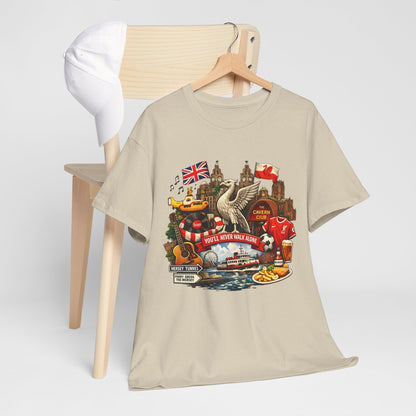 Liverpool Landmarks & You'll Never Walk Alone T-Shirt