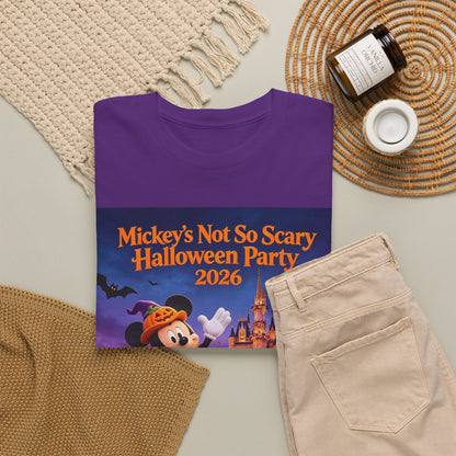 Halloween Party T‑Shirt — "Not So Scary" 2026 Magic Kingdom Tee