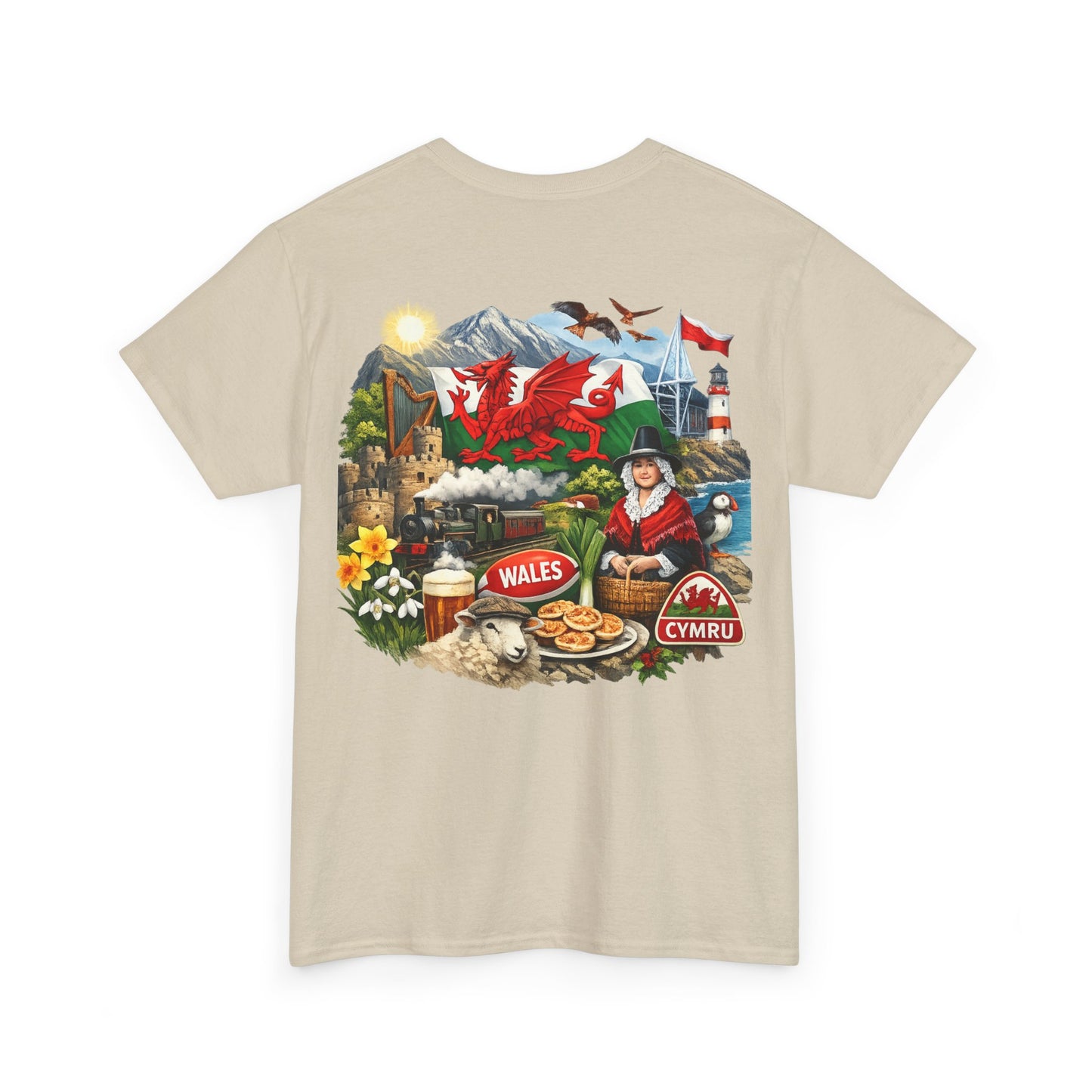 Wales Pride T-Shirt — 'Make Wales Great Again' Welsh Dragon Tee