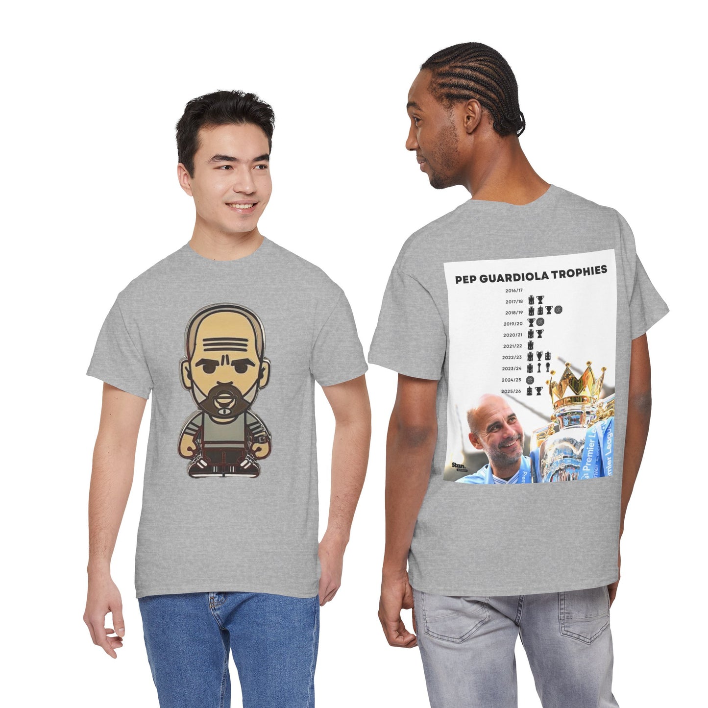 Pep Guardiola Trophies Graphic Tee