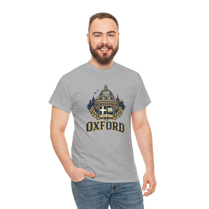 Oxford Crest T-Shirt — Vintage University Graphic Tee
