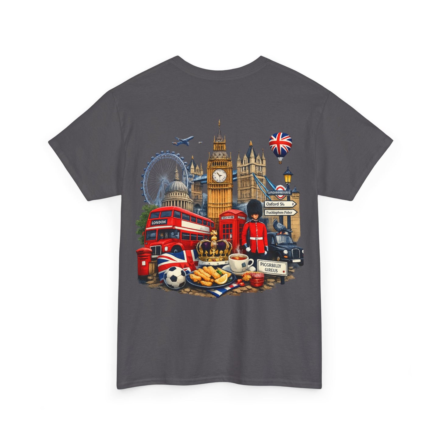London Landmarks T‑Shirt — British Icons Collage Tee