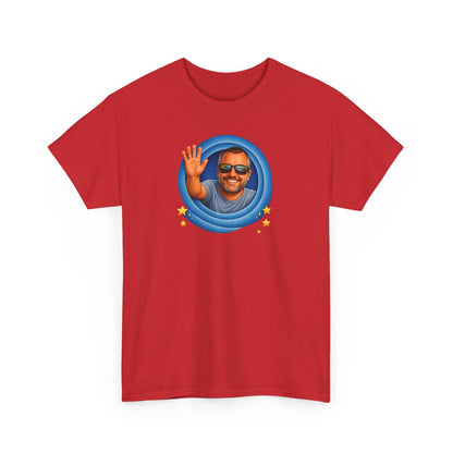 T-Shirt — "That's All, Folks!" Waving Portrait Graphic Tee