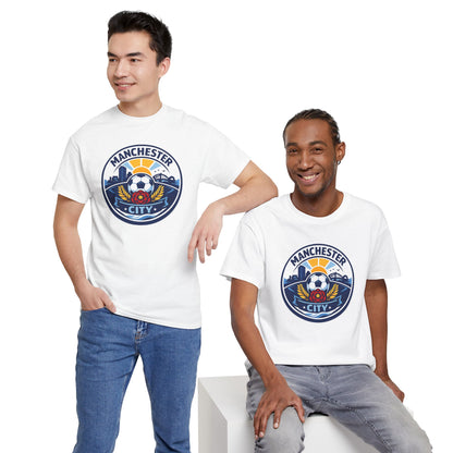 Manchester City Unofficial Soccer Logo T-Shirt — Football Fan Tee