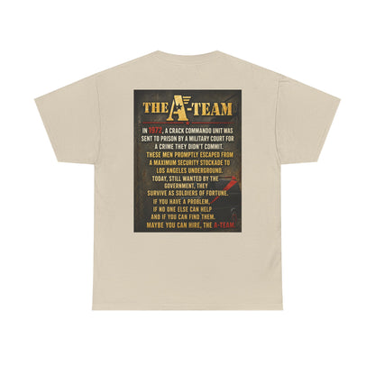 A-Team Graphic Tee — Retro TV Series Logo & Character Poster T-Shirt
