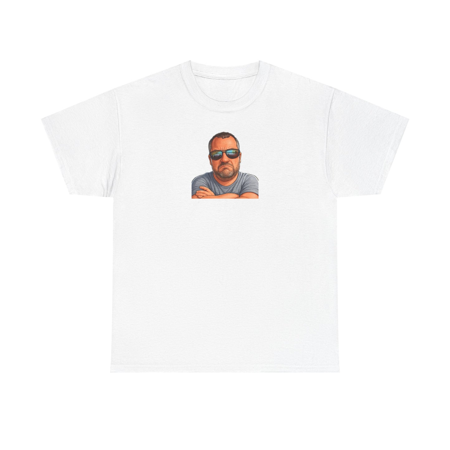 Go Ahead Make My Day T-Shirt — Sunglasses Guy Graphic Tee