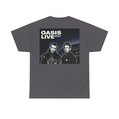 Oasis Live 2027 Band Tee — Retro Rock Concert T-Shirt