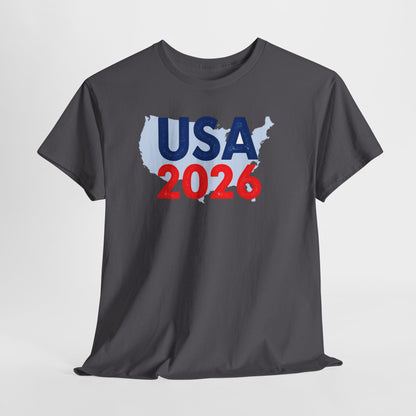 USA 2026 T-Shirt — Patriotic Supporter Tee
