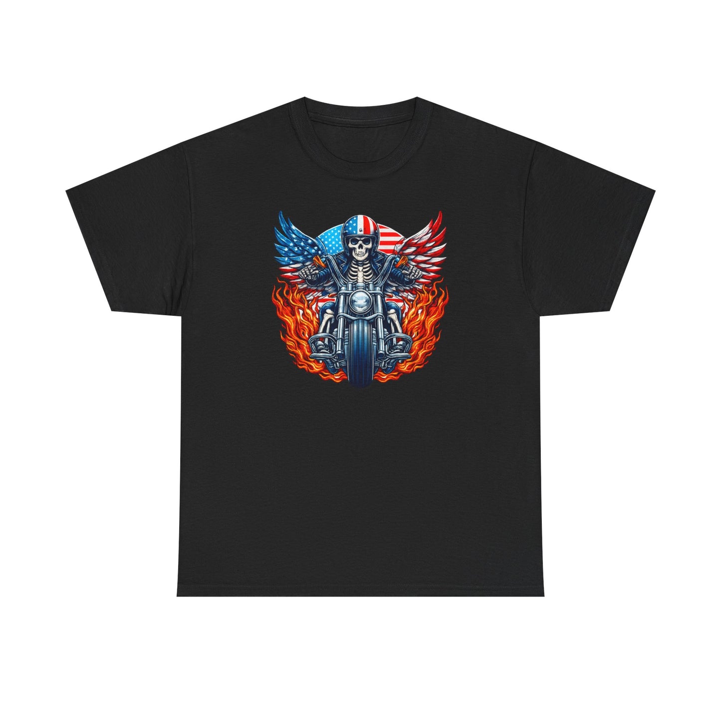 Biker Skull Motorcycle Tee — Sons of Tradition Archangels Chapter Graphic Shirt
