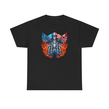 Biker Skull Motorcycle Tee — Sons of Tradition Archangels Chapter Graphic Shirt