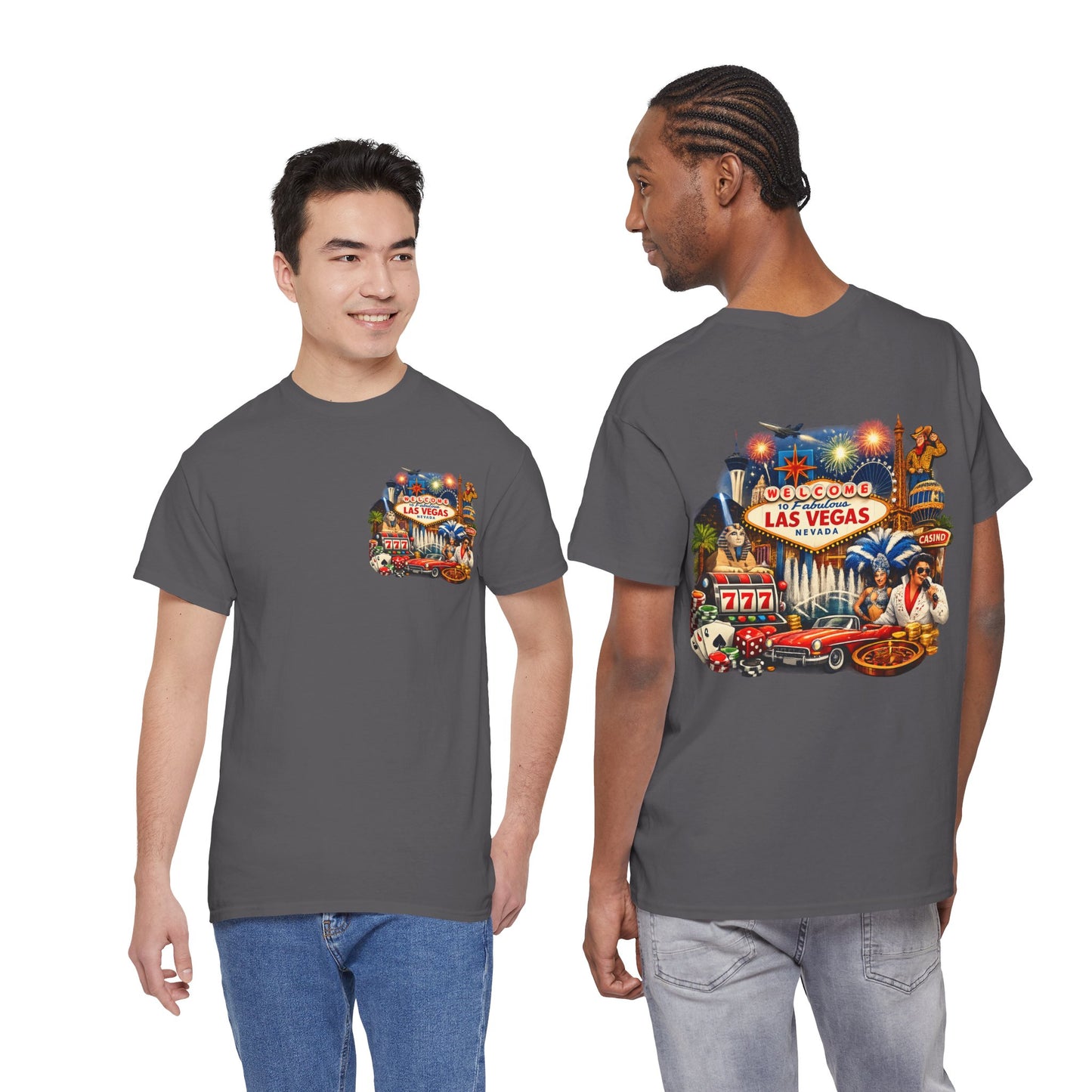 Las Vegas Vintage Collage T‑Shirt