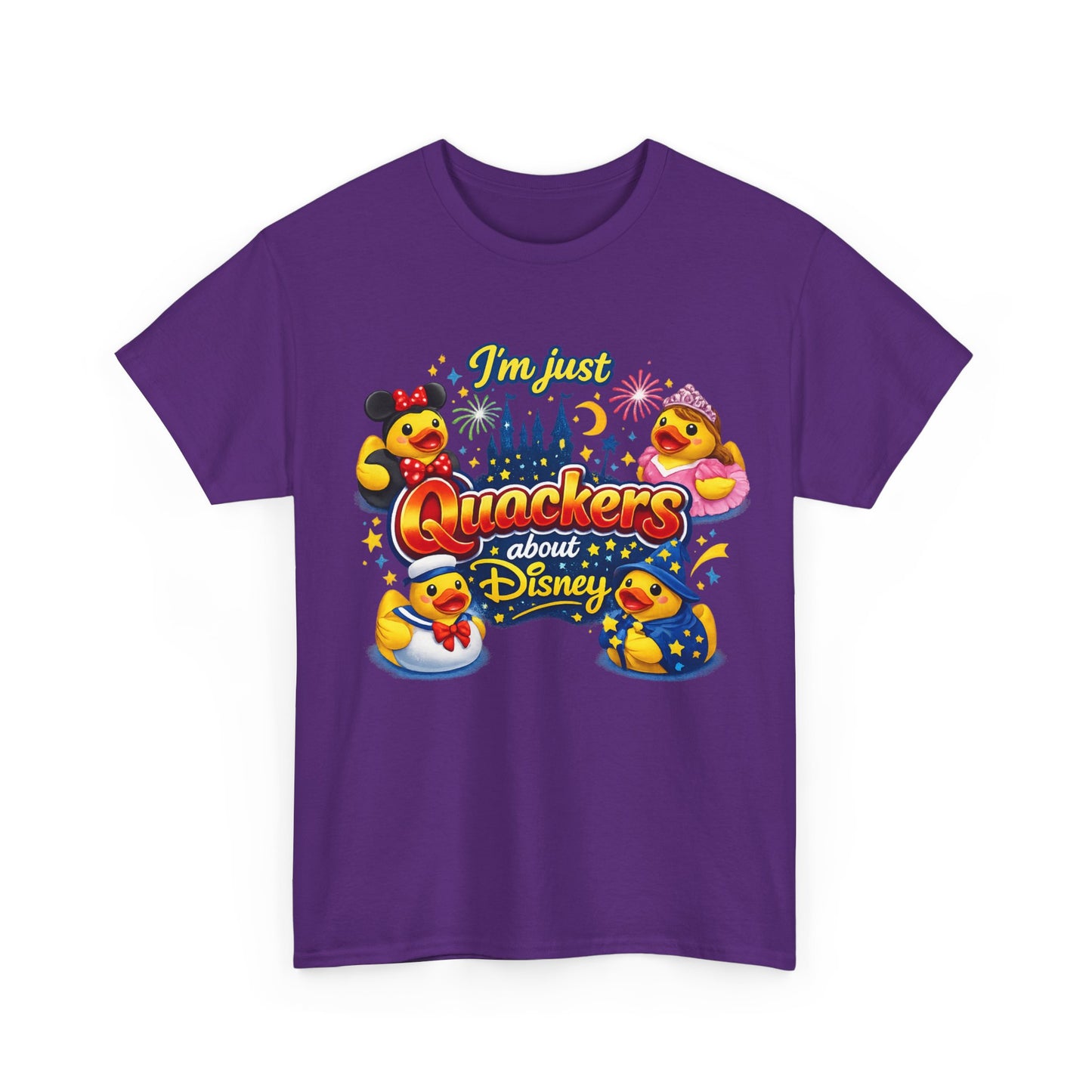 Quackers About Disney Rubber Duck Tee — "I'm Just Quackers About Disney" Graphic T-Shirt