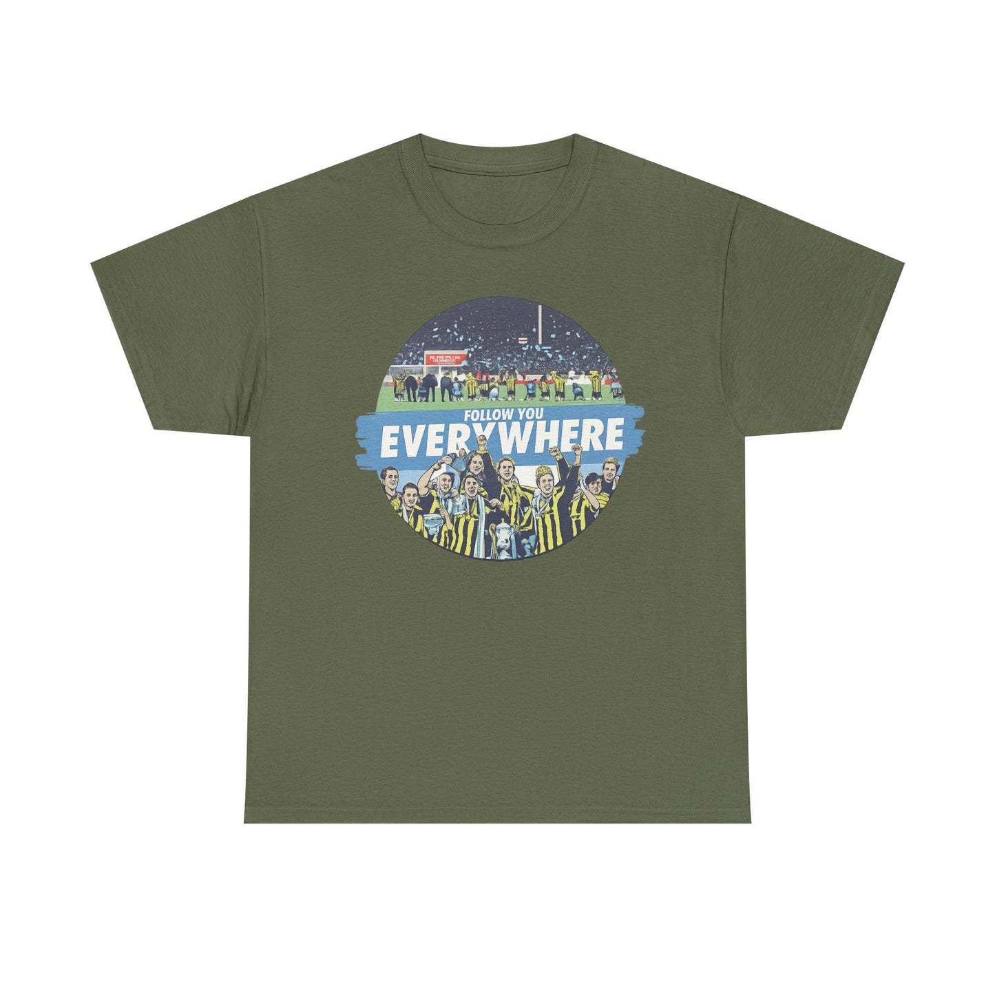 Manchester City T-Shirt — Follow Me Everywhere Soccer Fan Design