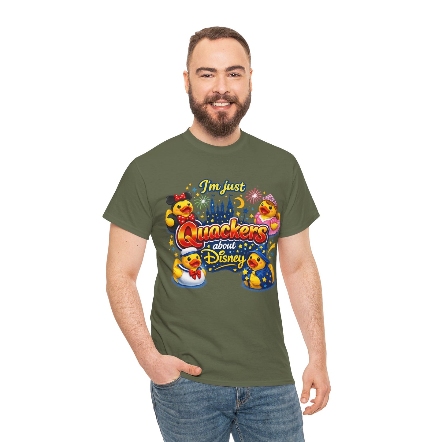 Quackers About Disney Rubber Duck Tee — "I'm Just Quackers About Disney" Graphic T-Shirt