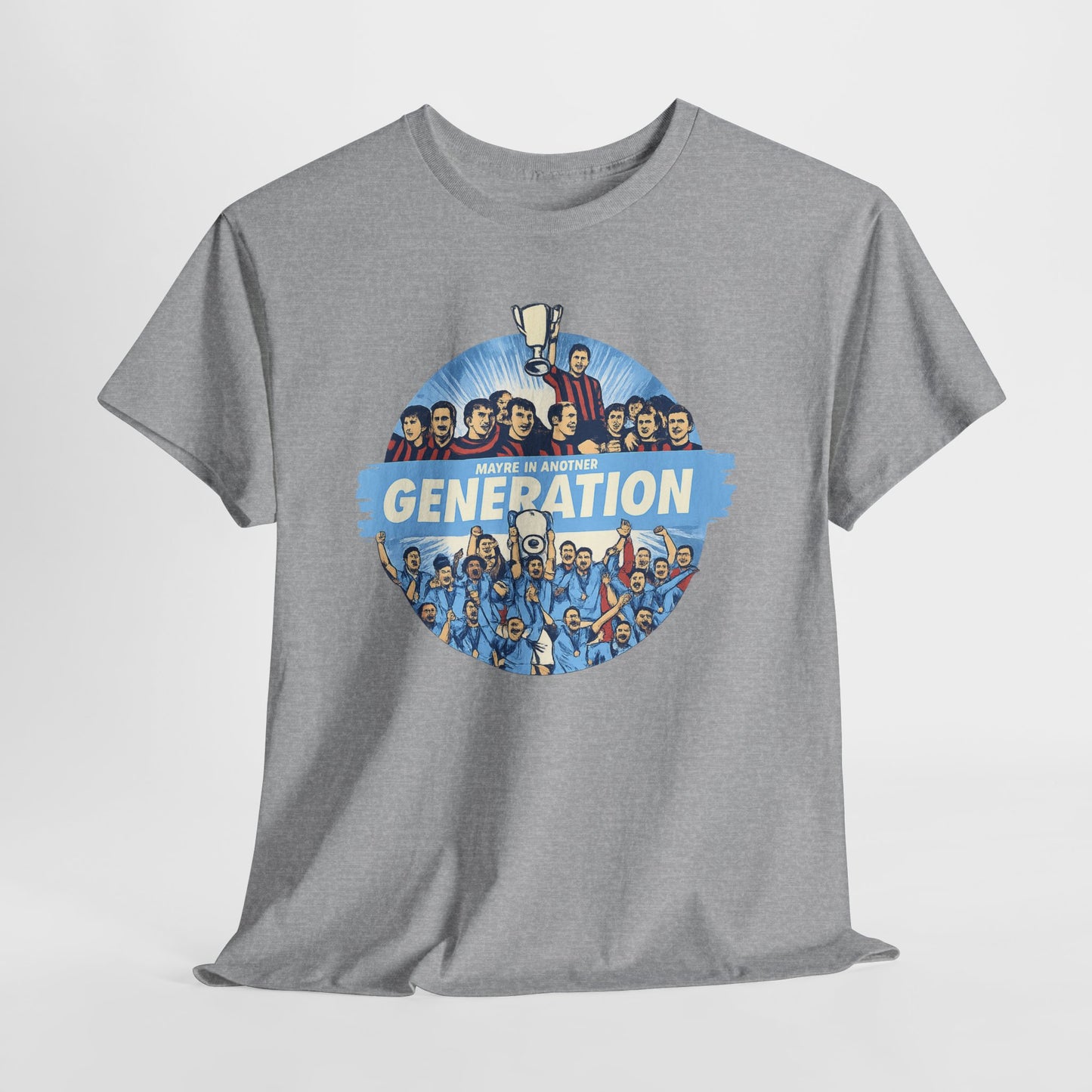 Manchester City Maybe in Another Generation Champions T‑Shirt — Retro Team Fan Tee