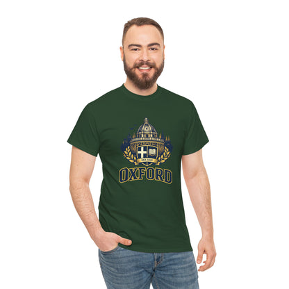 Oxford Crest T-Shirt — Vintage University Graphic Tee
