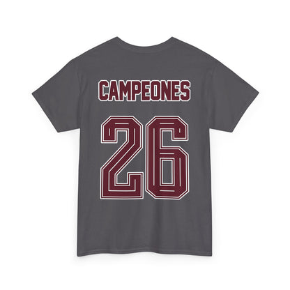 Spain World Champions 'Campeones 26' Cotton T‑Shirt