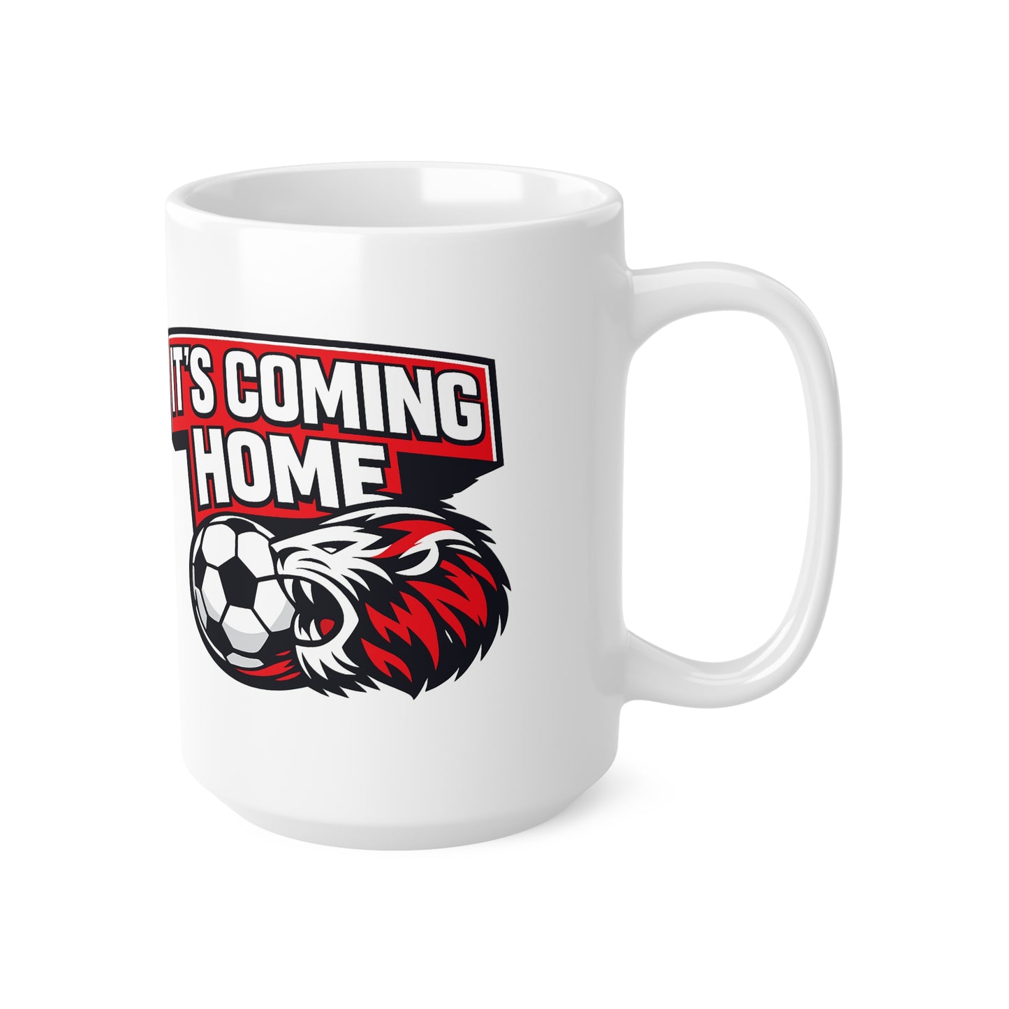 It's Coming Home England Soccer Mug — Ceramic Coffee Cup (11oz & 15oz)