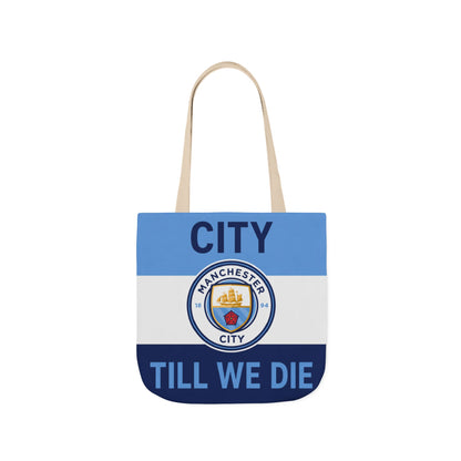 City Till We Die Unofficial Canvas Tote Bag — Manchester Football Fan Bag