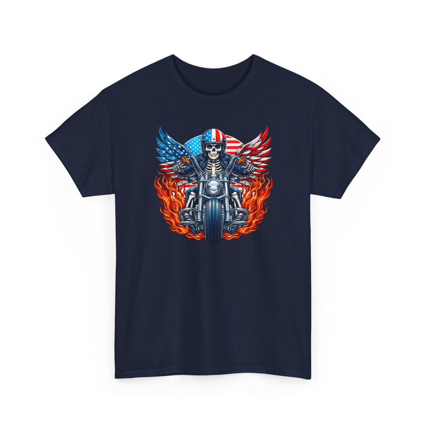 Biker Skull Motorcycle Tee — Sons of Tradition Archangels Chapter Graphic Shirt