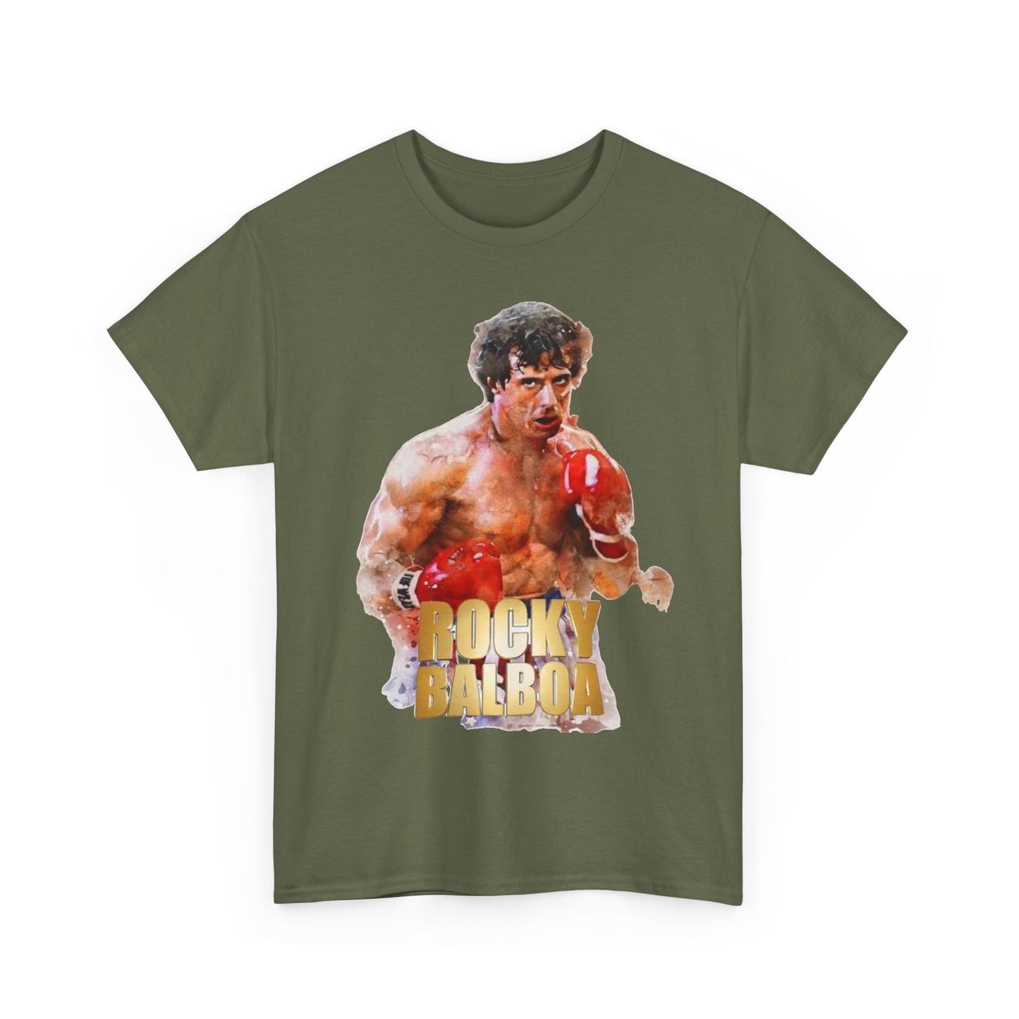Boxing Rocky Balboa Graphic Tee – Retro Fighter Movie Shirt