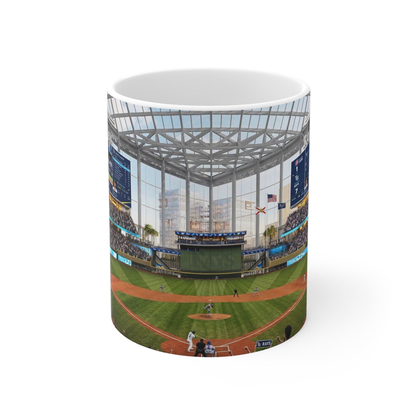 Baseball Stadium Photo Mug – Tampa Bay Game Day Ceramic Coffee Cup (11oz & 15oz)