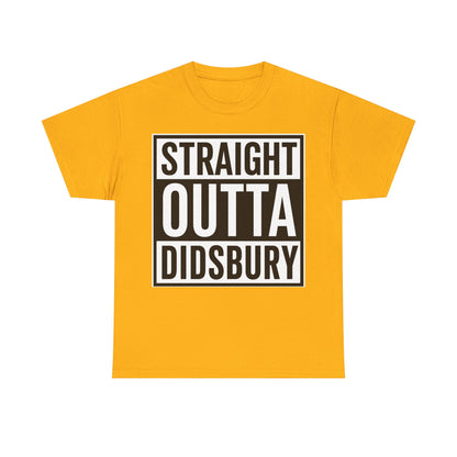 Straight Outta Didsbury T‑Shirt — Graphic City Pride Tee