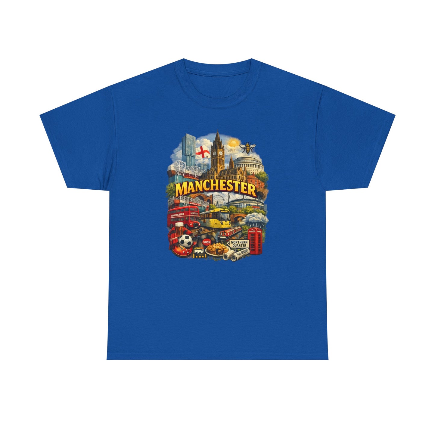 Manchester Skyline Collage T-Shirt