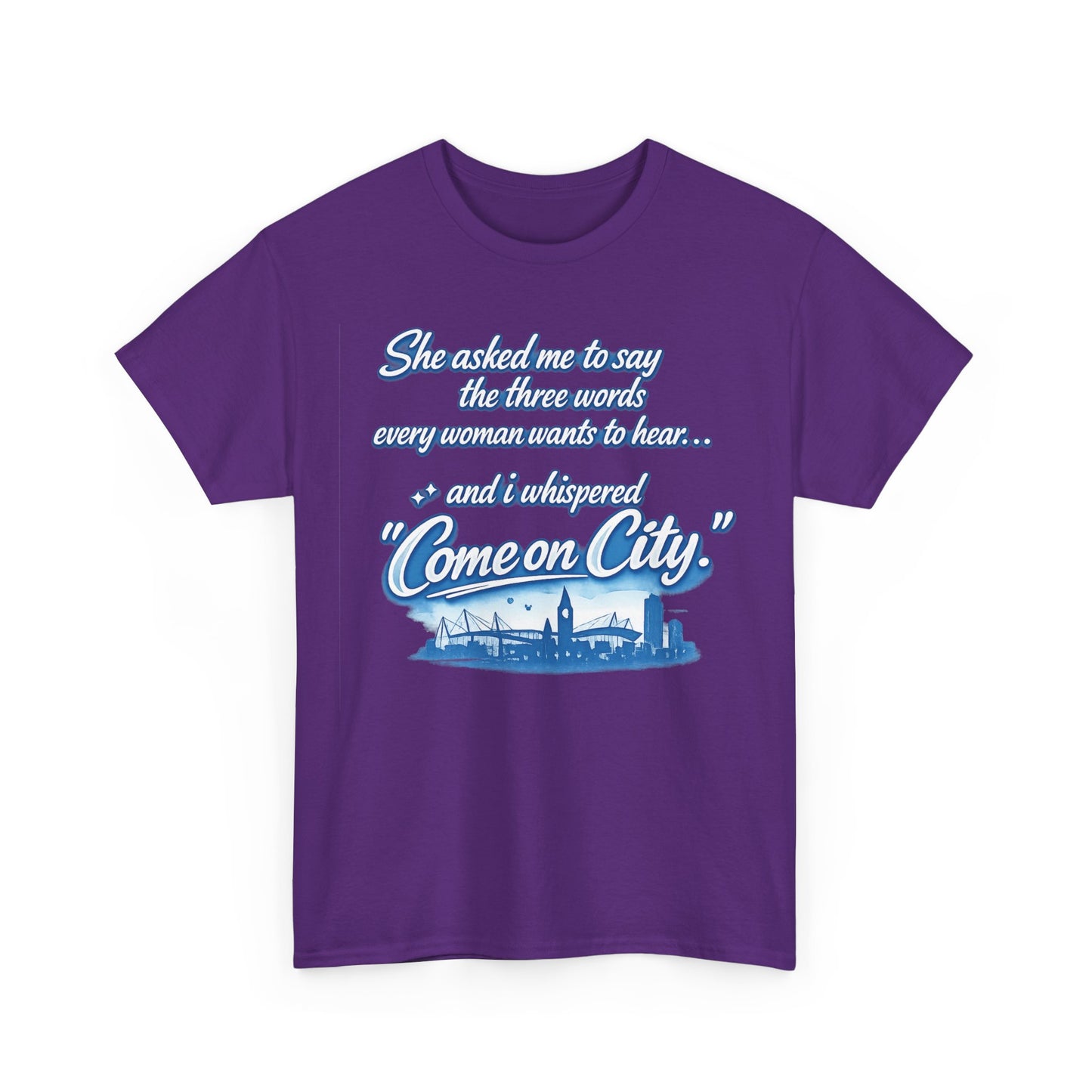 Come on City Skyline Tee — Retro Script Urban Pride T‑Shirt