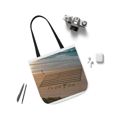 Florida Canvas Tote Bag, 5-Color Straps