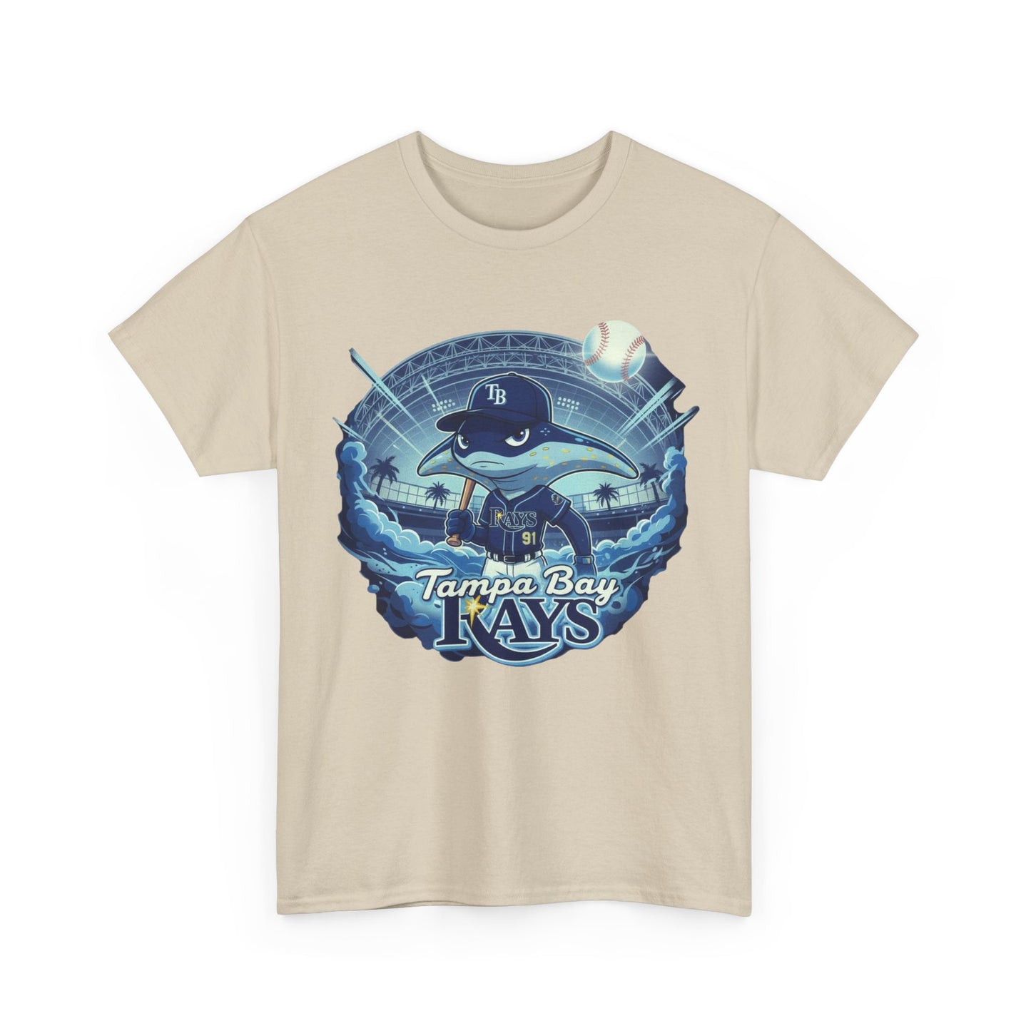 Tampa Bay Rays Mascot Graphic Tee – Retro Baseball Logo Shirt