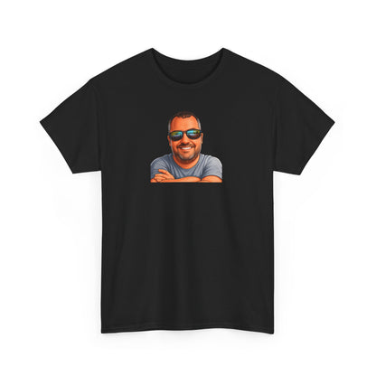 T-Shirt — "Mama Always Said Life Is Like A Box Of Chocolates" Graphic Tee (Funny Retro Portrait)