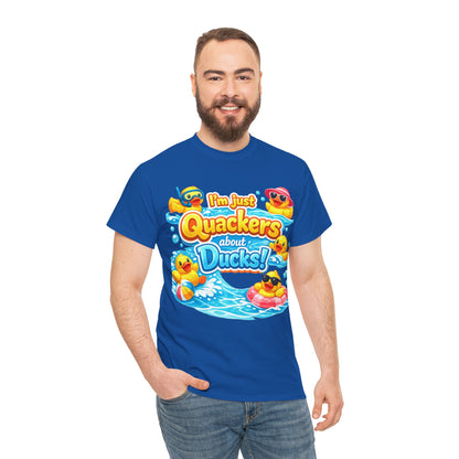 I'm Just Quackers About Ducks! Cute Rubber Duck Pool Tee
