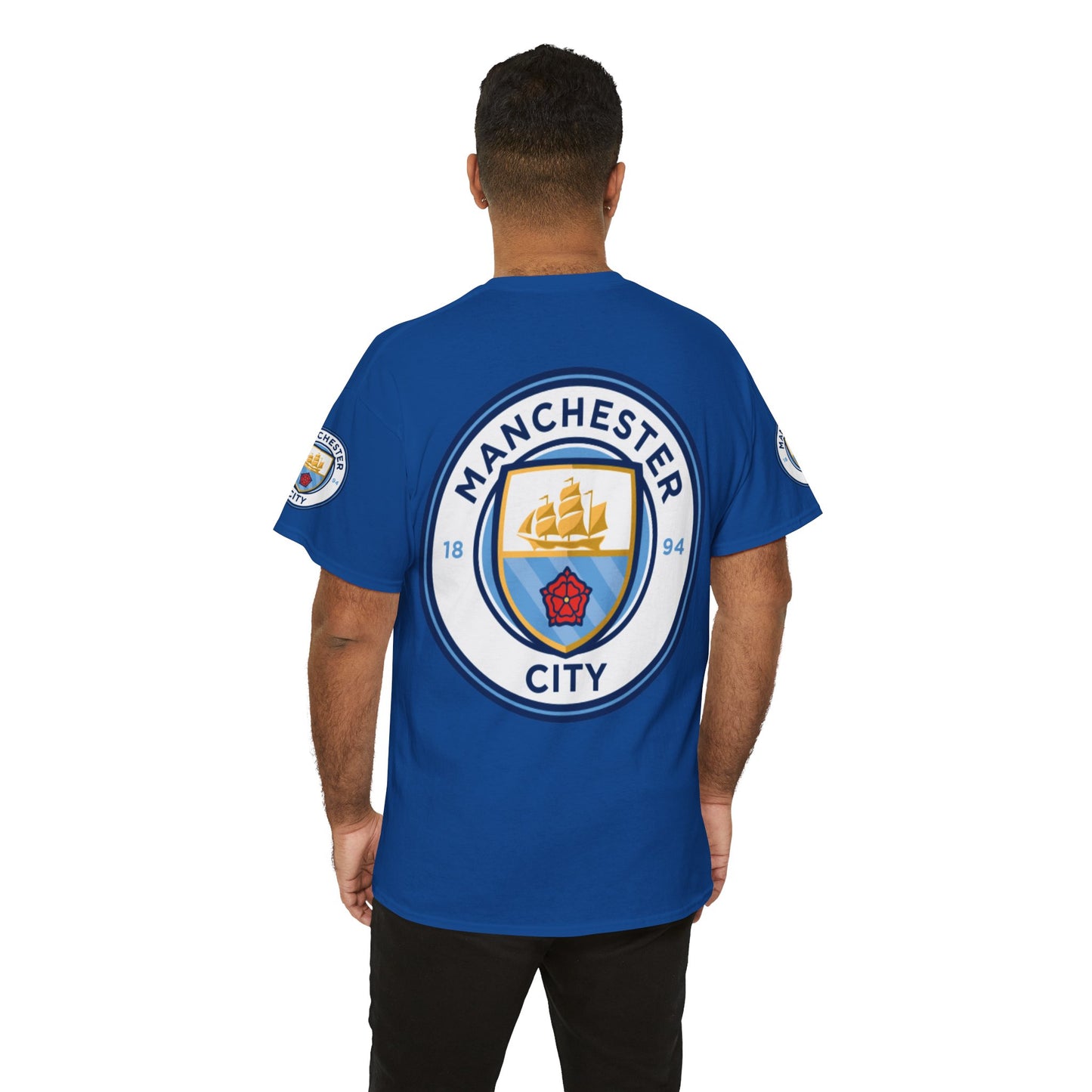 Manchester City Crest T-Shirt — Football Club Logo Tee